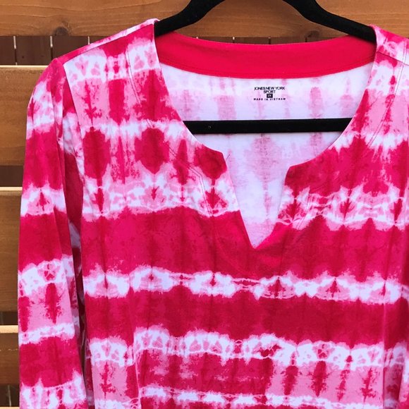 Jones New York Tops - Groovy Tie-Dye Top - Women's Plus Size
